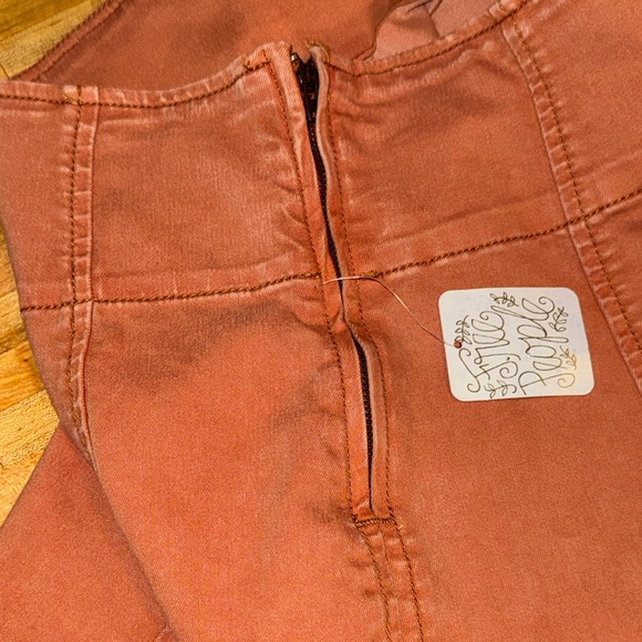 Free People Terracotta Mini Skirt 4 - Picture 6 of 6